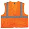 Ergodyne XS Orange Economy Breakaway Mesh Vest Class 2 - Single Vest 8215BA-S - alternate 4